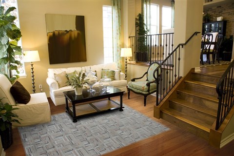 Modern Grey Hand Knotted 80 X 100  Area Rug 151-18508 Image 3