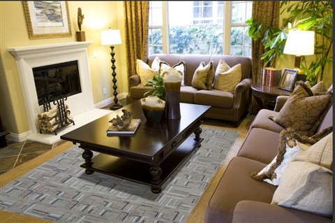 Modern Grey Hand Knotted 80 X 100  Area Rug 151-18508 Image 2