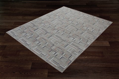 Modern Grey Hand Knotted 80 X 100  Area Rug 151-18508 Image 8