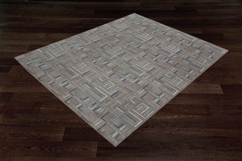 Modern Grey Hand Knotted 80 X 100  Area Rug 151-18508 Image 10