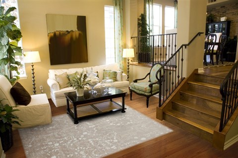 Modern Brown Hand Knotted 80 X 100  Area Rug 151-18509 Image 3