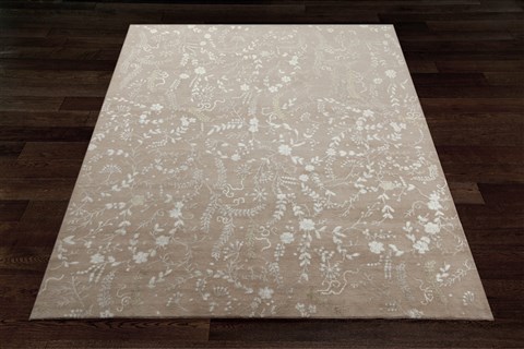 Modern Brown Hand Knotted 80 X 100  Area Rug 151-18509 Image 6