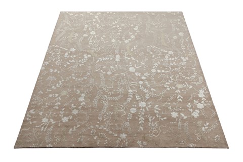 Modern Brown Hand Knotted 80 X 100  Area Rug 151-18509 Image 7