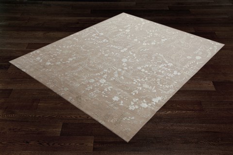 Modern Brown Hand Knotted 80 X 100  Area Rug 151-18509 Image 8
