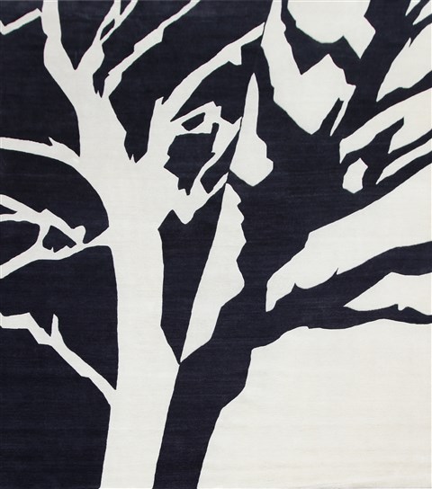 Modern Multicolor Hand Knotted 80 X 100  Area Rug 151-18511 Image 0