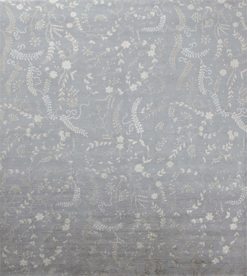 Modern Grey Square Hand Knotted 10 X 10  Area Rug 151-18512 Image 0