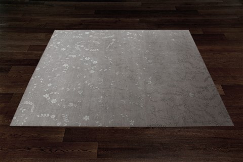 Modern Grey Square Hand Knotted 10 X 10  Area Rug 151-18513 Image 6