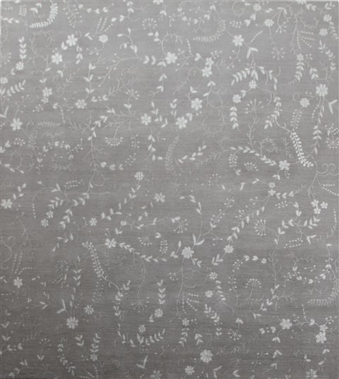 Modern Grey Square Hand Knotted 10 X 10  Area Rug 151-18513 Image 0