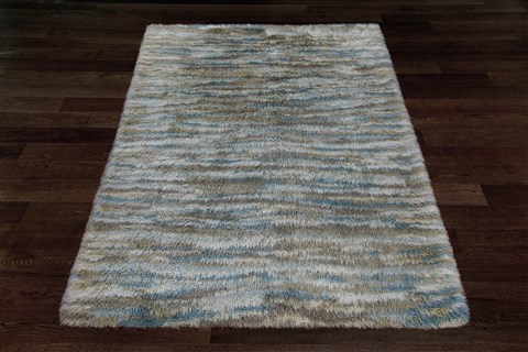 Modern Multicolor Hand Knotted 60 X 80  Area Rug 151-18519 Image 7