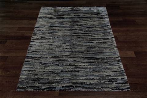 Mahal Multicolor Hand Knotted 60 X 80  Area Rug 151-18520 Image 6