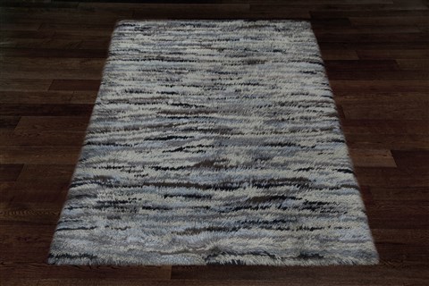 Mahal Multicolor Hand Knotted 60 X 80  Area Rug 151-18520 Image 10