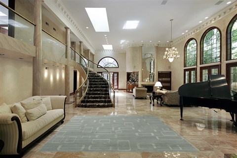 Modern Grey Hand Knotted 80 X 100  Area Rug 151-18523 Image 1