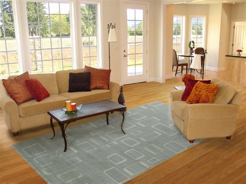 Modern Grey Hand Knotted 80 X 100  Area Rug 151-18523 Image 4