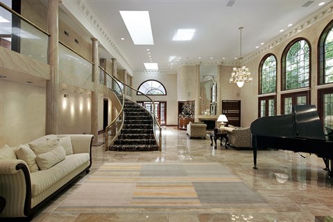 Modern Multicolor Hand Knotted 80 X 100  Area Rug 151-18525 Image 1