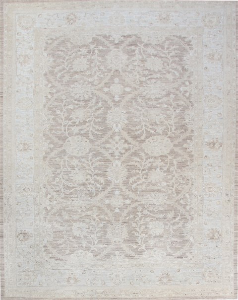 Indo-Nepal Brown Hand Knotted 103 X 1210  Area Rug 151-18527 Image 0