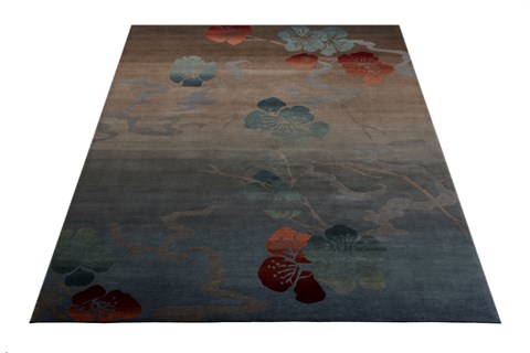 Modern Multicolor Square Hand Knotted 10 X 10  Area Rug 151-18530 Image 2