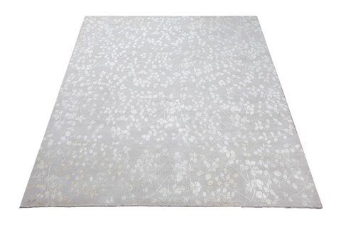 Indo-Nepal Grey Square Hand Knotted 10 X 10  Area Rug 151-18531 Image 2