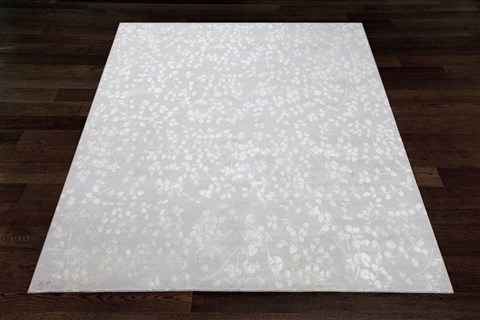 Indo-Nepal Grey Square Hand Knotted 10 X 10  Area Rug 151-18531 Image 4