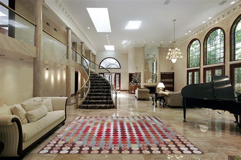 Modern Multicolor Hand Knotted 60 X 90  Area Rug 151-18532 Image 1