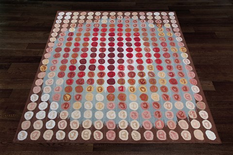 Modern Multicolor Hand Knotted 60 X 90  Area Rug 151-18532 Image 9