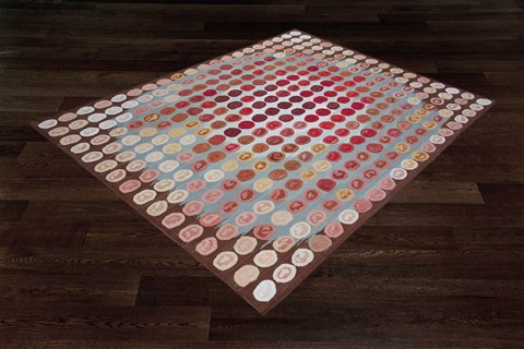 Modern Multicolor Hand Knotted 60 X 90  Area Rug 151-18532 Image 10
