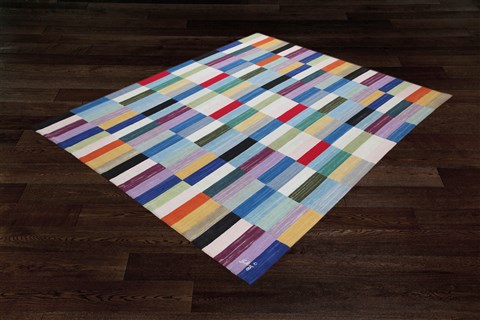 Indo-Nepal Multicolor Hand Knotted 80 X 100  Area Rug 151-18533 Image 7