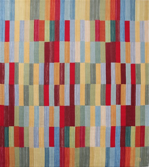 Indo-Nepal Multicolor Hand Knotted 80 X 100  Area Rug 151-18534 Image 0