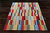 Indo-Nepal Multicolor Hand Knotted 80 X 100  Area Rug 151-18534 Thumb 8