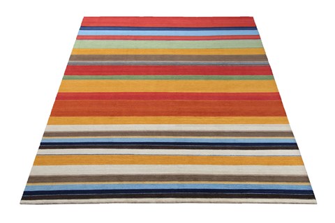 Indo-Nepal Multicolor Hand Knotted 80 X 100  Area Rug 151-18535 Image 10