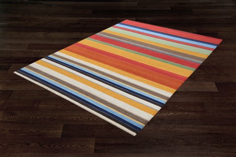 Indo-Nepal Multicolor Hand Knotted 80 X 100  Area Rug 151-18535 Image 11