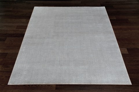 Indo-Nepal Grey Square Hand Knotted 10 X 10  Area Rug 151-18537 Image 7