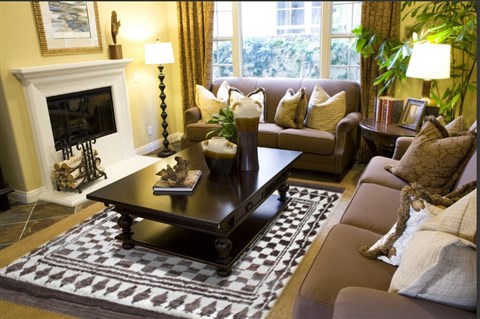 Kilim Brown Hand Knotted 80 X 109  Area Rug 151-18541 Image 3