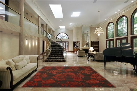 Nepal Brown Hand Knotted 80 X 100  Area Rug 151-18546 Image 1