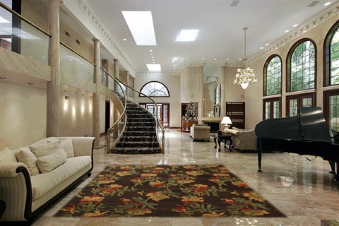 Nepal Brown Hand Knotted 80 X 100  Area Rug 151-18547 Image 1