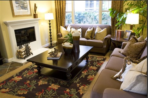 Nepal Brown Hand Knotted 80 X 100  Area Rug 151-18547 Image 2