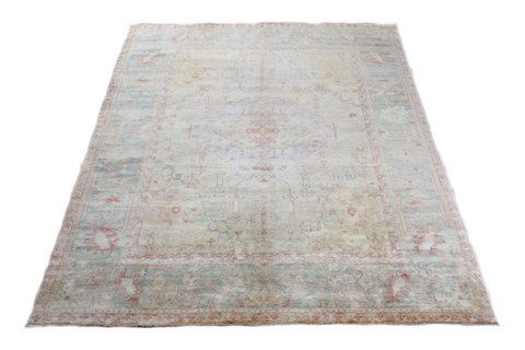 Kazak White Square Hand Knotted 10 X 10  Area Rug 151-18549 Image 1
