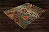 Modern Green Square Hand Knotted 10 X 10  Area Rug 151-18553 Thumb 3