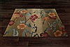 Modern Green Square Hand Knotted 10 X 10  Area Rug 151-18553 Thumb 9