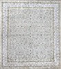 Jaipur White Square Hand Knotted 90 X 100  Area Rug 151-18555 Thumb 0