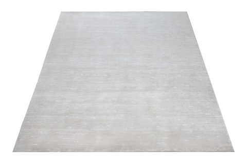 Indo-Nepal Grey Square Hand Knotted 10 X 10  Area Rug 151-18557 Image 1