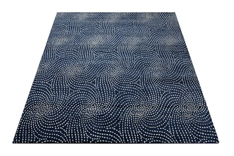 Modern Blue Square Hand Knotted 10 X 10  Area Rug 151-18561 Image 3