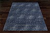 Modern Blue Square Hand Knotted 10 X 10  Area Rug 151-18561 Thumb 5