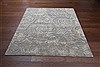 Modern Grey Square Hand Knotted 10 X 10  Area Rug 151-18564 Thumb 5
