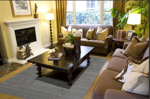 Modern Grey Hand Knotted 80 X 100  Area Rug 151-18565 Image 2