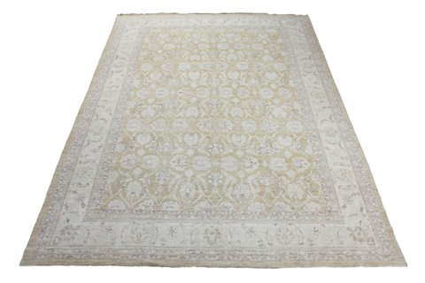 Chobi Yellow Hand Knotted 134 X 1610  Area Rug 151-18569 Image 1