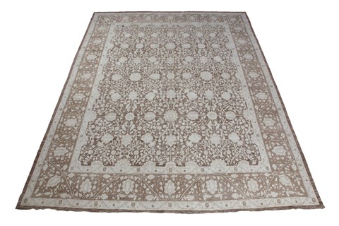 Chobi Brown Hand Knotted 1311 X 160  Area Rug 151-18570 Image 1