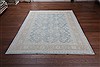 Chobi Blue Hand Knotted 88 X 119  Area Rug 151-18573 Thumb 6