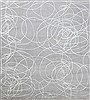 Modern Grey Square Hand Knotted 10 X 10  Area Rug 151-18580 Thumb 0