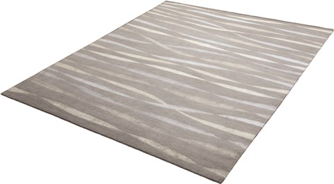 Modern Grey Square Hand Knotted 10 X 10  Area Rug 151-18583 Image 1