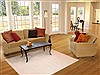 Modern White Hand Knotted 50 X 70  Area Rug 100-18587 Thumb 5
